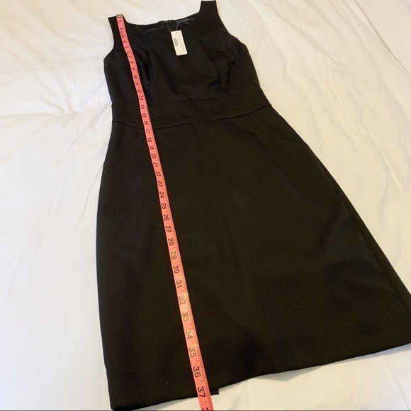 NWT - J Crew Black Sheath Dress - Size 0 - Picture 5 of 5